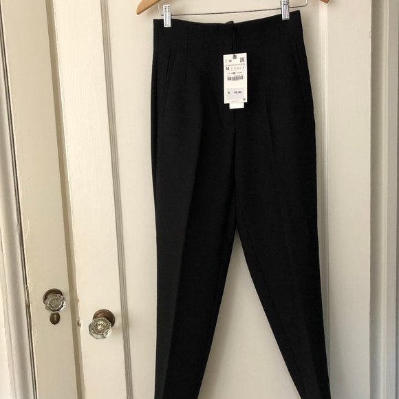 NWT ZARA High-Waisted Pants, Size M - Picture 4 of 7